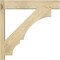 Ekena Millwork Balboa Block Rough Sawn Outlooker, Douglas Fir, 6"W x 28"D x 28"H OUT06X28X28BOA05RDF - alternate 3